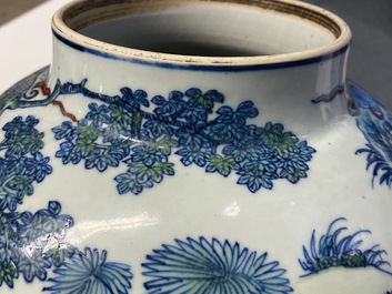 A Chinese doucai '100 boys' vase, Yongzheng/Qianlong
